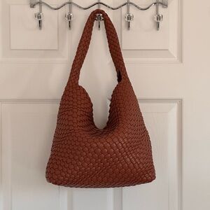 Rachel Zoe Weaved Hobo Bag With Wrislet